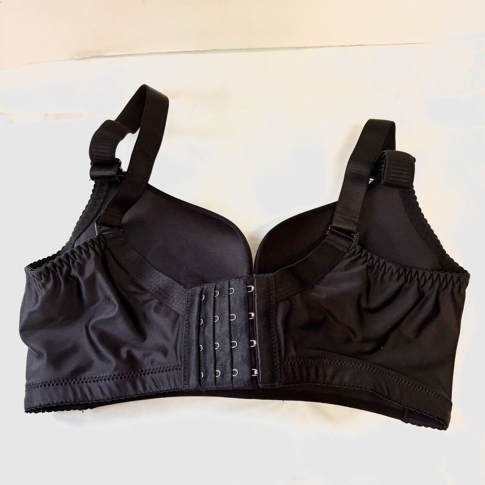 FENGTI Bras Lot Of 2 Push Up 36B Black And Maroon Rhinestones Lace Sexy Lingerie - Picture 3 of 16